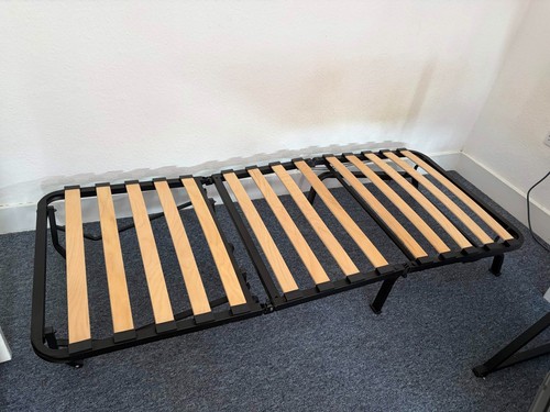Single bed without mattress - single, bed,