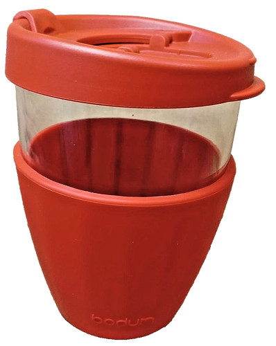 Glass travel mug joycup with - mug,