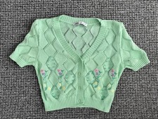 Zara Bright Green Cardigan