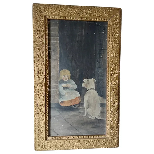 Antique primitive c1880s folk - antique,