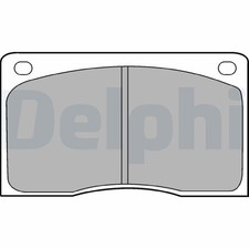 LP132 Delphi brake pad set