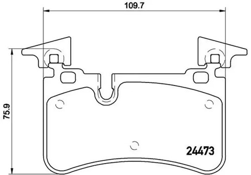 Brake pads 113 - brembo, for