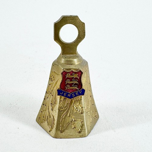 Vintage brass souvenir bell - souvenir,
