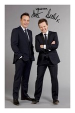 Ant and Dec Signed A4 Photo Print TV & Personalities Autograph