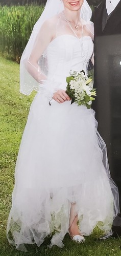Wedding dress strapless open - dress,, strapless,