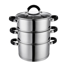Tier stainless steel steamer - tier,