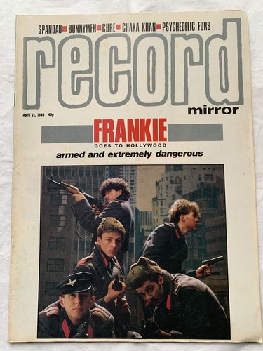 Record mirror magazine 84 - record, 21/4/84
