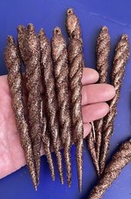 12 Vintage Bronze Glitter