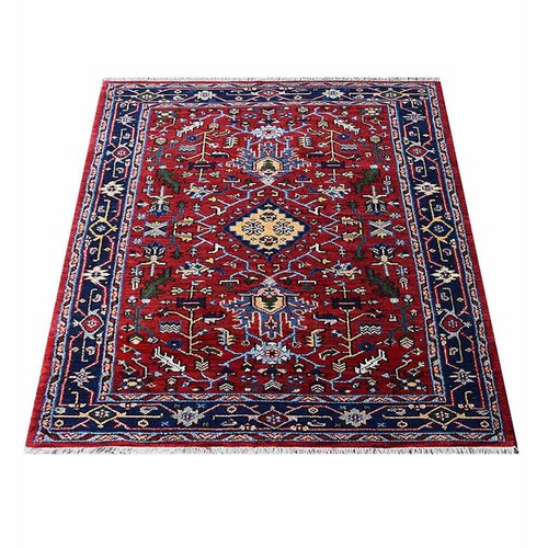 Hand knotted afghan wool - knotted,