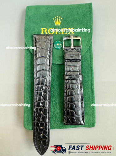Rolex 16mm black - rolex, 20/16mm