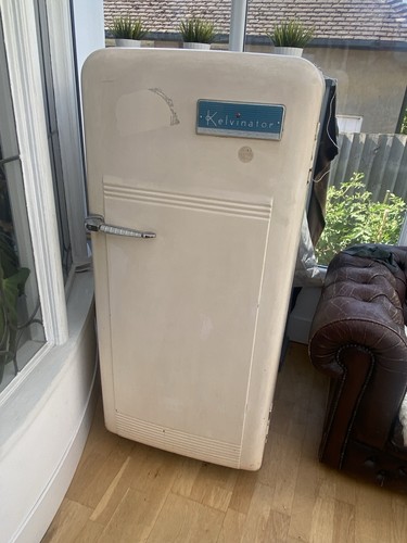 1950 vintage kelvinator fridge - 1950,