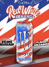 Monster Energy Ultra Red White