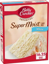 EXPIRED!!!! 2 PACK Betty Crocker Supermoist White Cake Mix, 461g BB:13.11.25