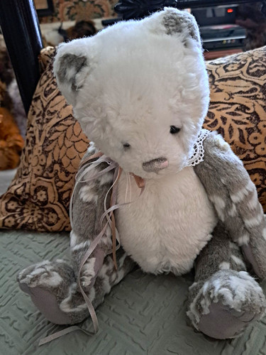 Charlie bears grey white - charlie,