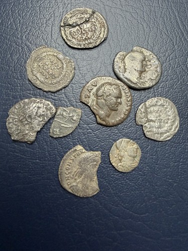 Roman coins low grade - roman, coins,