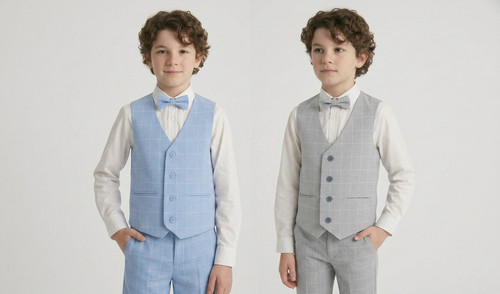 Boys check windowpane - check,