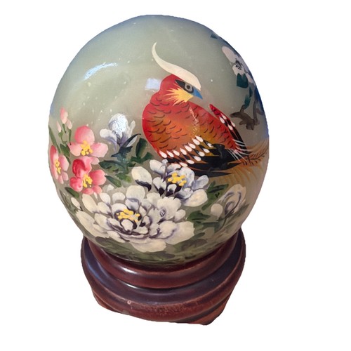 Vintage gorgeous jade egg - jade, hand