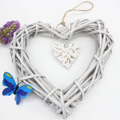 Heart hanging crafts wicker - heart,