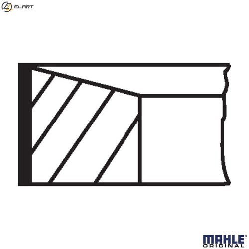 Piston ring kit 039 - 039, rs