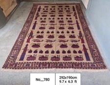 Hand Made Afghan geelam war rug with tanks and wepons Size 9 x 6 feet