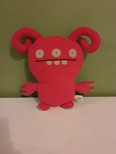 Uglydoll Turny Burny Red/Blue Plush 14" Stuffed Animal Monster