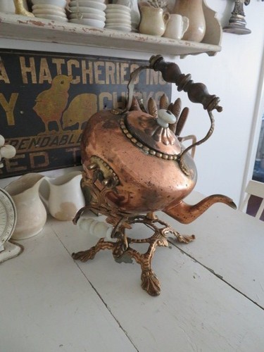 Old copper tilting - tilting, kettle