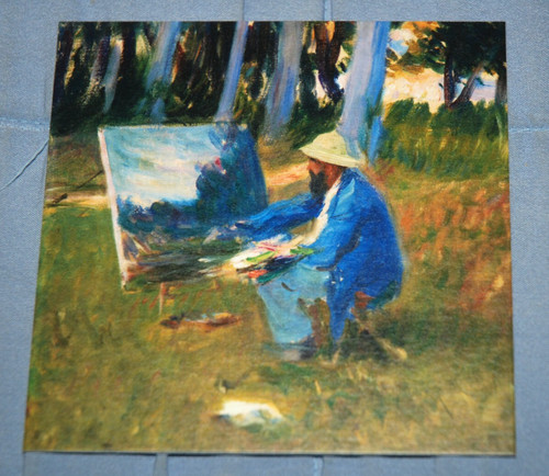 Monet painting wood - painting, in
