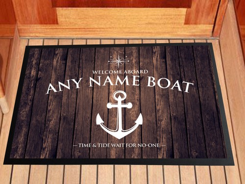 Personalised boat mat - , canal