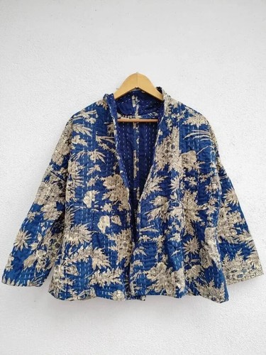New indigo kantha - , quilted
