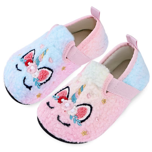 Kids slippers plush anti - kids,