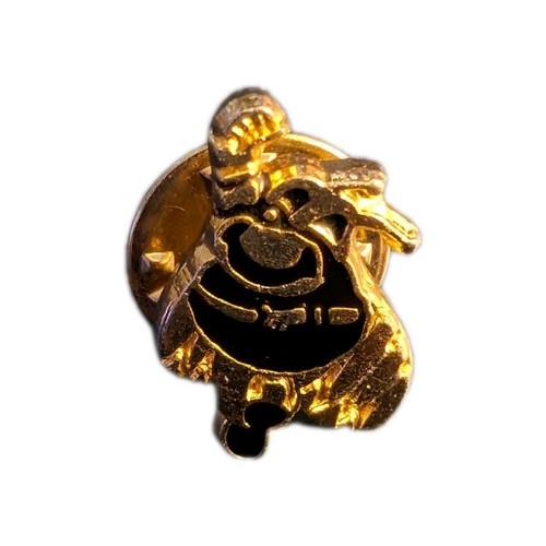 Black bee enamel pin - enamel,