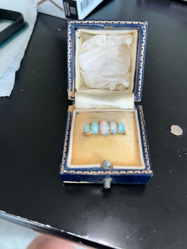 Antique victorian five stone
