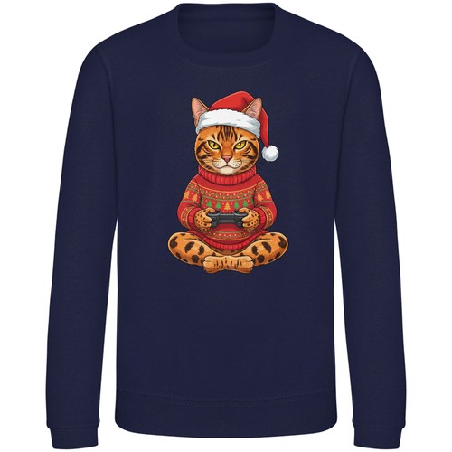 Christmas ginger tabby - ginger,