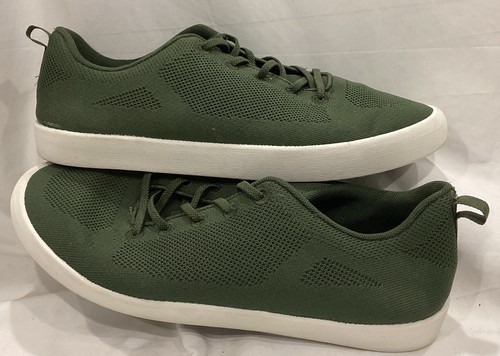 Men knit olive - men's, green