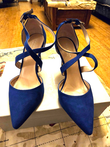 Royal blue carvela kross - royal, 2
