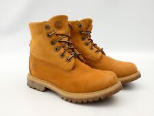 Timberland Boots Roll Top Suede Anti Fatigue Yellow UK 3.5 EU 36