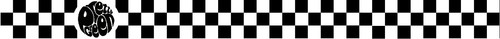 Vespa lml side panel - vespa, checker