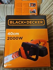Black Decker BECS2040 Chainsaw 40cm 2000W 240V Brand New