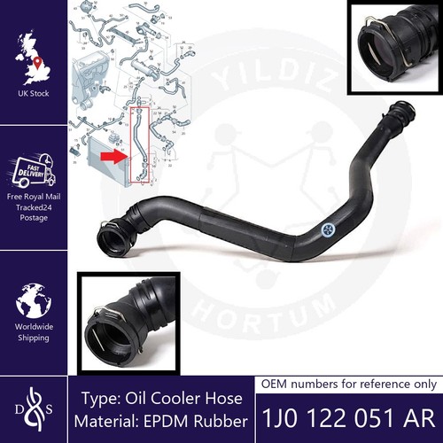 Coolant hose fits golf - coolant,