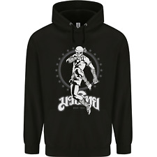 Muay Thai Skeleton MMA Mixed Martial Arts Childrens Kids Hoodie