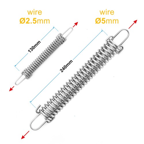 Tension springs for wire - tension,