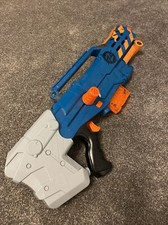 NERF Zombie Strike Longshot CS-12 Assault Rifle Blaster Gun & Ammo Clip Bb18e