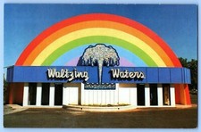 VTG Postcard~ Waltzing Waters~