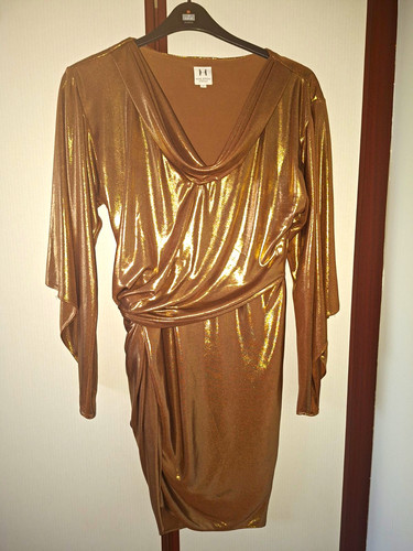 Halston heritage metallic gold - halston,