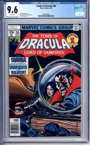 Tomb dracula cgc 9 6 - dracula, #66