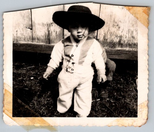 Vtg snapshot cute toddler - vtg,