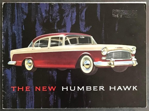 Humber hawk car - humber, brochure