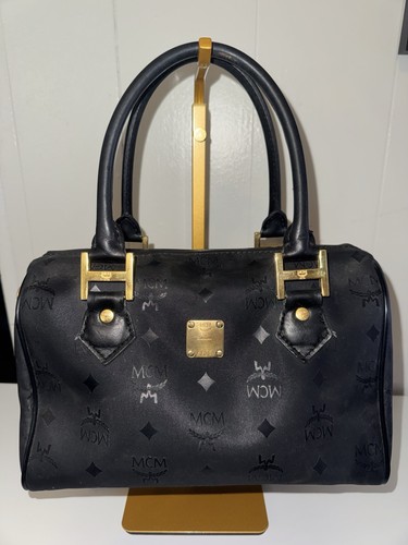 Authentic mcm black visetos - black,