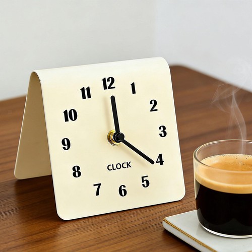 Table analog clock - table, tabletop