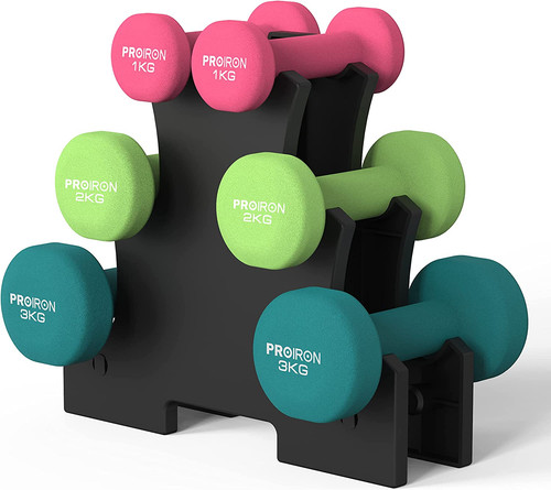 Anti slip neoprene dumbbell - anti-slip,